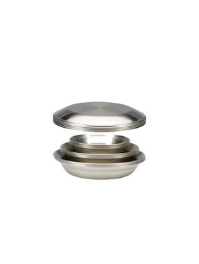 Snow Peak Tableware Set L Family Type TW-021F Stainless Steel NEW